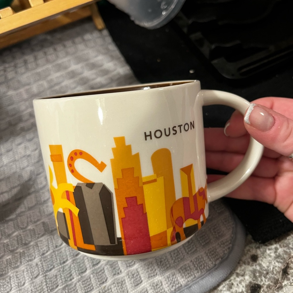 Houston “You are here” mug collection from Starbucks